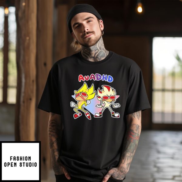 Adhd Sonic And Autism Shadow T-Shirt