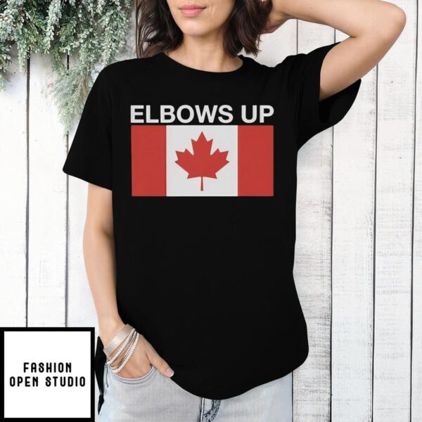 Canada Flag Elbows Up T-Shirt