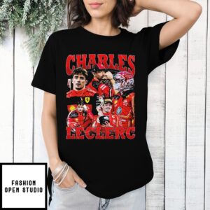 Charles Leclerc Vintage Bootleg Style T-Shirt