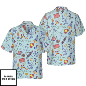 Chemistry Teacher Pattern Hawaiian Shirt