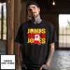 Chris Jones 95 Kansas City Chiefs Football Players Super Bowl 2025 T-Shirt