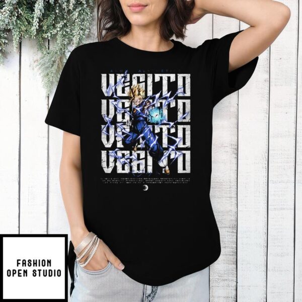 Dragon Ball ‘Vegito’ Super Saiyan Blue Lightning Anime Streetwear Vintage T-Shirt