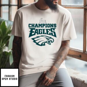 Eagles Super Bowl 2025 Champions Philadelphia Eagles LIX T-Shirt