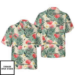 Fim-92 Stinger With Tropical Flowers Hawaiian Shirt