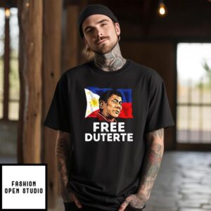 Free Duterte supporter president Rodrigo Digong Philippines T-Shirt