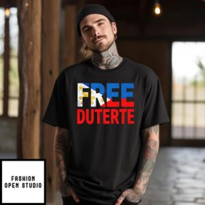 Free Duterte supporter president T-Shirt