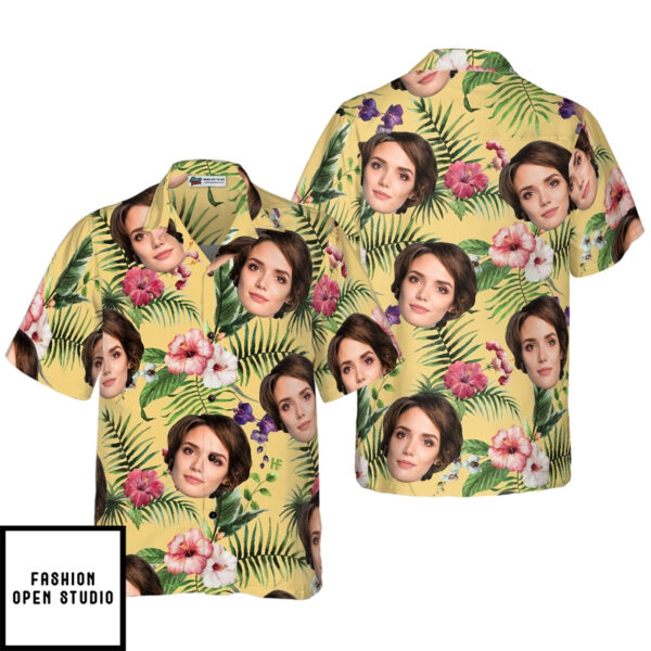 Funny Custom Face 05 Custom Hawaiian Shirt