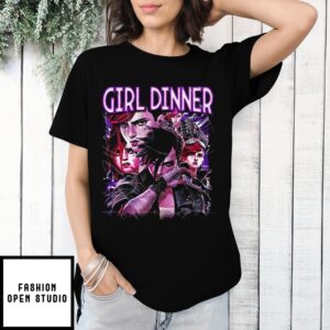 Girl Dinner Vi Arcane Vintage Bootleg Style T-Shirt