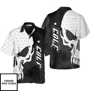 Golf And Skull Hawaiian Shirt