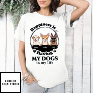 Happiness Is – Personalized Custom Unisex Shirt