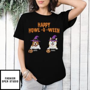 Happy Howl-o-ween – Personalized Custom Unisex T-shirt