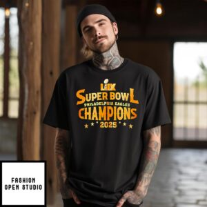 LIX Super Bowl Philadelphia Eagles Champions 2025 T-Shirt