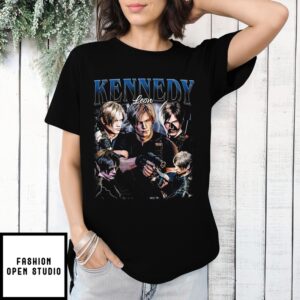 Leon Kennedy Vintage Bootleg Style Streetwear T-Shirt