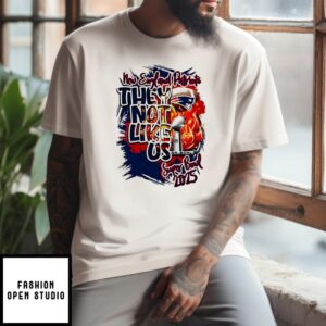 New England Patriots They Not Like Us Super Bowl 2025 T-Shirt