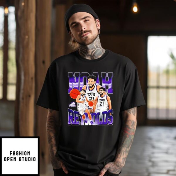 Noah Reynolds TCU Horned Frogs  player collage T-Shirt