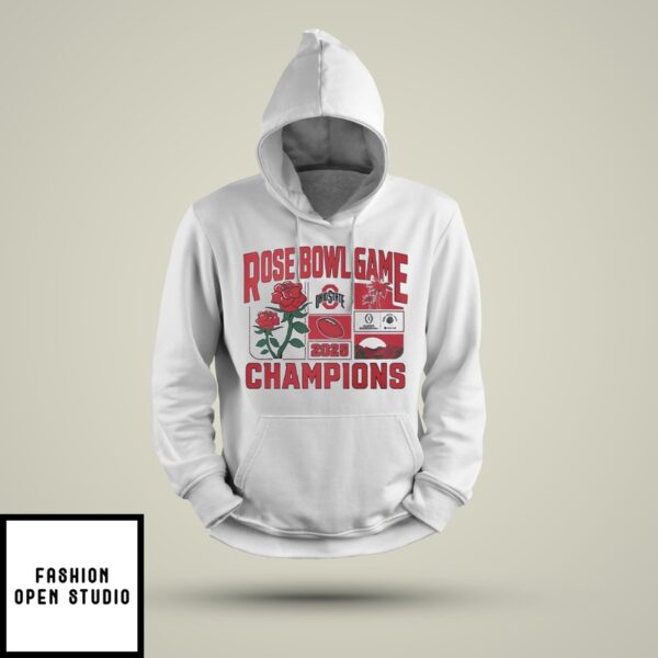 Ohio State 2025 Rose Bowl Champions Hoodie