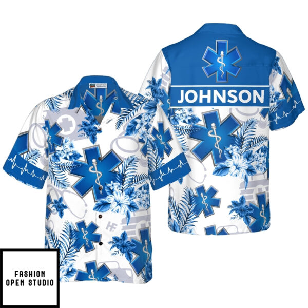 Paramedic Name Custom Custom Hawaiian Shirt