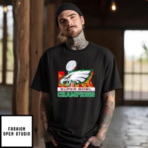Philadelphia Eagles Super Bowl 2025 Champions T-Shirt