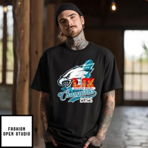 Philadelphia Eagles Super Bowl LIX Champions 2025 design T-Shirt