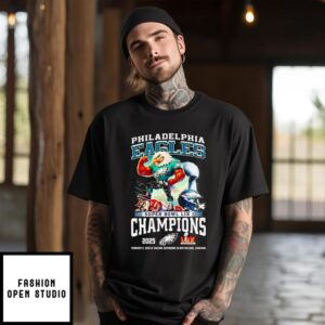 Philadelphia Eagles football Super Bowl LIX Champions 2025 mascot T-Shirt