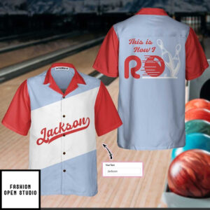 Retro Bowling Custom Hawaiian Shirt, Personalized Bowling Shirt, Best Gift For Bowling Players