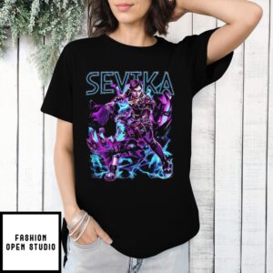 Sevika Arcane Vintage Anime Streetwear T-Shirt