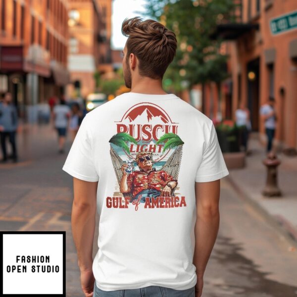 Trump Busch Light Gulf Of America T-Shirt