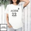A’Ja Wilson 22 Las Vegas Aces Wnba T-Shirt