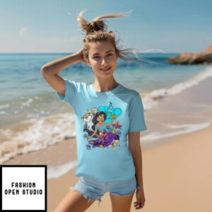 Aladdin Jasmine Magic Carpet Animated Kids Vintage T-Shirt