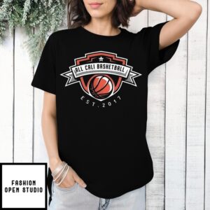 All Cali Basketball Est 2017 Vintage T-Shirt