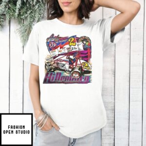 Andy Hillenburg Stp World Of Outlaws Sprint Car Racing Art T-Shirt