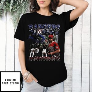 Arizona Diamondbacks Vs Texas Rangers World Series Mlb Baseball Team Graphic T-Shirt