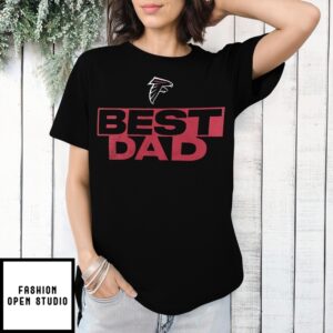 Atlanta Falcons Nfl Football Best Dad 2025 Logo T-Shirt