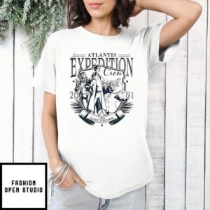 Atlantis Expedition Crew 2001 The Lost Empire Disney cartoon T-Shirt