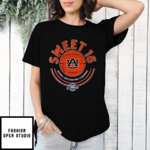 Auburn Tigers Basketball Sweet Sixteen 2025 NCAA Men’s Basketball Championship T-Shirt