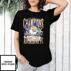 Auckland Fc 2024-2025 A-League Premier Plate Champions T-Shirt