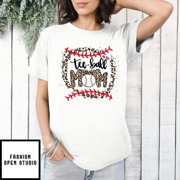 Ball Mom Mother’S Day T-Shirt T-Shirtball Mom Leopard Funny T-Shirt