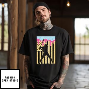 Baseball Ice Cream Drip T-Shirt