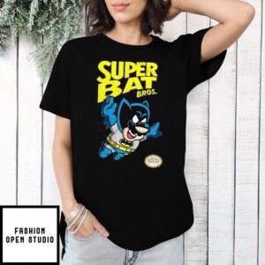 Batman X Super Mario Bros 3 Super Bat Bros T-Shirt
