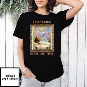 Bear I Am Taking Some Me Time Vintage Picture Frame T-Shirt