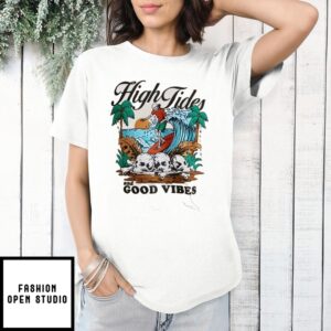 Bmg High Tides Good Vibes Skulls T-Shirt