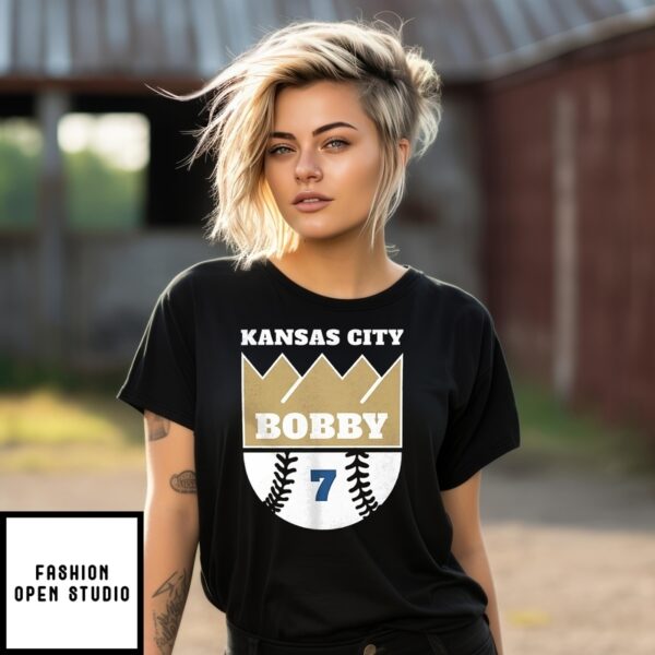 Bobby Witt Jr. #7 Kansas City Royals Mlb Baseball Player T-Shirt