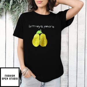 Britneys Pears Britney Spears Joke 2000 Vintage T-Shirt