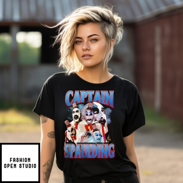 Captain Spaulding Cutter The Devil’S Rejects Vintage Bootleg Style T-Shirt