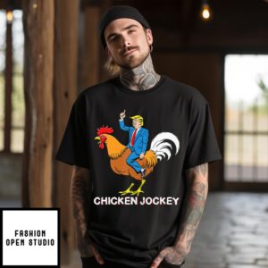 Chicken Jockey Funny Trump T-Shirt