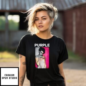 Chloe Sevigny Purple T-Shirt