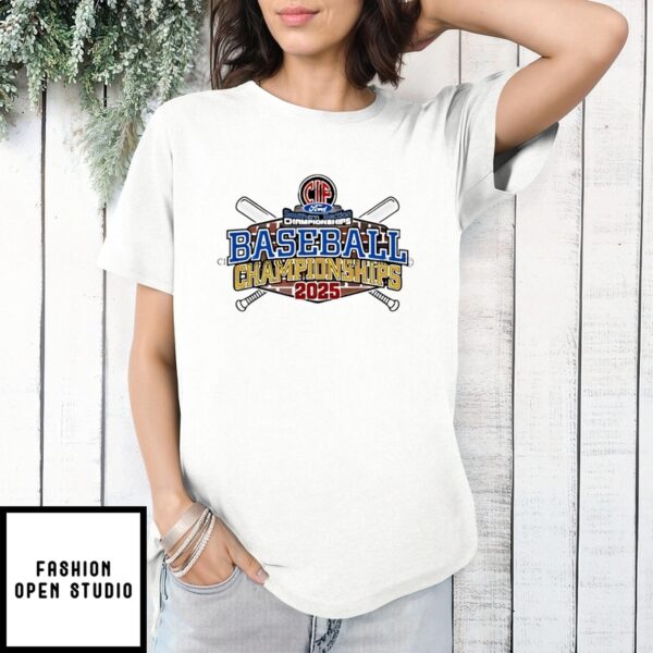 Cif Ford Baseball Southern Section Championships 2025 T-Shirt