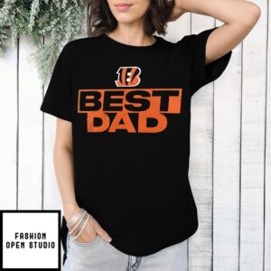 Cincinnati Bengals Nfl Football Best Dad 2025 T-Shirt