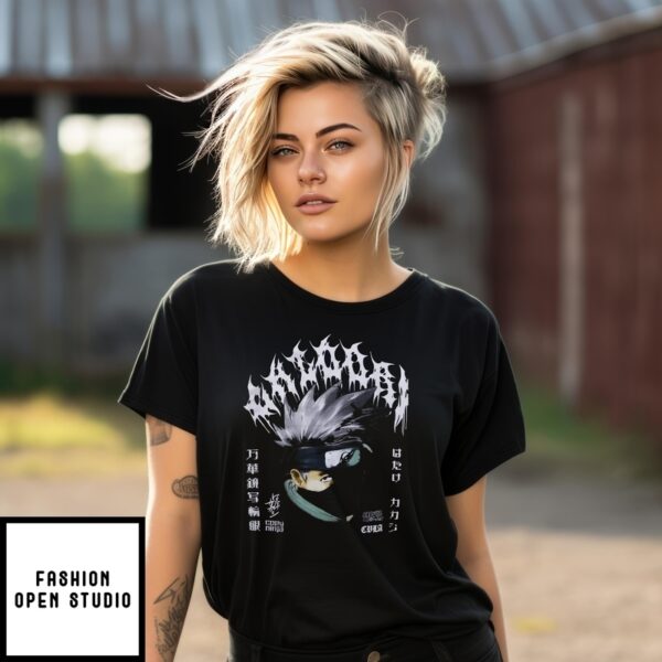 Civil Regime X Naruto Shippuden Kakashi Anime 2025 T-Shirt