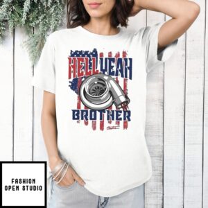 Cleetus Mcfarland Hell Yeah Brother American Flag T-Shirt